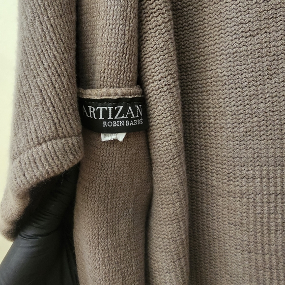 Artizan Robin Barrè Knit Size Medium Chocolate Brown - Picture 2 of 7